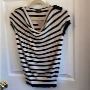 Ann Taylor NWT Size XXSP cashmere blend striped top